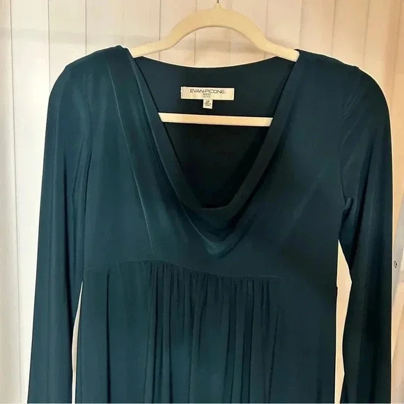 Evan-Picone Blue Teal Dress - Size 2P - New with Tags - Picture 2 of 5